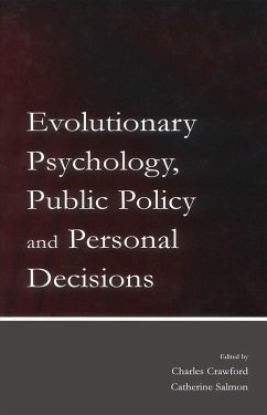 Cover Evolutionary Psychology, Public Policy and Personal Decisions (eBook, PDF)