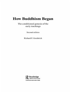 How Buddhism Began (eBook, PDF) - Gombrich, Richard F.