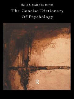 Cover The Concise Dictionary of Psychology (eBook, PDF)