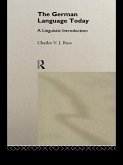 The German Language Today (eBook, PDF)