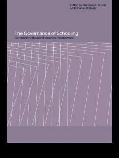 Cover The Governance of Schooling (eBook, PDF)