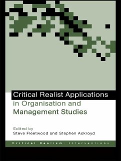 Critical Realist Applications in Organisation and Management Studies (eBook, PDF)