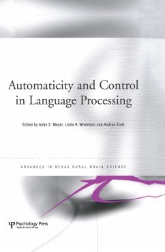 Cover Automaticity and Control in Language Processing (eBook, PDF)