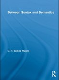 Between Syntax and Semantics (eBook, PDF)