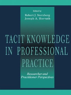 Tacit Knowledge in Professional Practice (eBook, PDF)