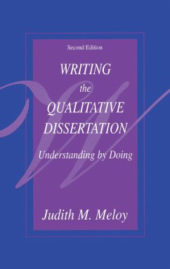 Writing the Qualitative Dissertation (eBook, PDF) - Meloy, Judith M.
