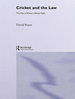 Cricket and the Law (eBook, PDF) - Fraser, David