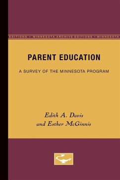 Parent Education - Davis, Edith; McGinnis, Esther