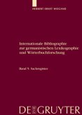 Register / Herbert Ernst Wiegand: Internationale Bibliographie zur germanistischen Lexikographie und Wörterbuchforschung Band 5