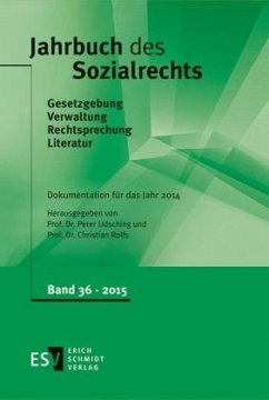 Cover Jahrbuch des Sozialrechts - - Dokumentation für das Jahr 2014 / Jahrbuch des Sozialrechts Band 36