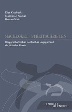 Bürgerschaftliches und politisches Engagement als jüdische Praxis - Klapheck, Elisa;Kramer, Stephan J.;Stein, Hannes