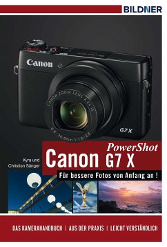 Canon PowerShot G7 X (eBook, PDF) - Sänger, Dr. Kyra; Sänger, Dr. Christian