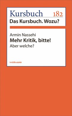 Mehr Kritik, bitte! (eBook, ePUB) - Nassehi, Armin