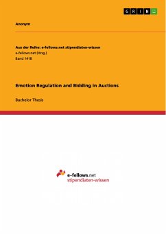 Emotion Regulation and Bidding in Auctions (eBook, PDF)