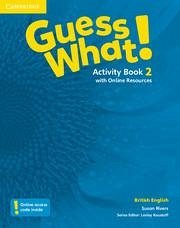 Guess What! Level 2 Activity Book with Online Resources British English - Rivers, Susan