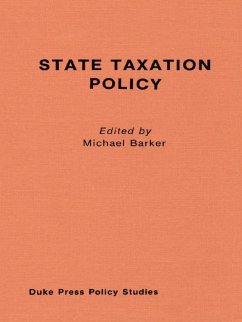 Cover State Taxation Policy and Economic Growth