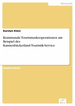 Cover Kommunale Tourismuskooperationen am Beispiel des Kannenbäckerland-Touristik-Service (eBook, PDF)
