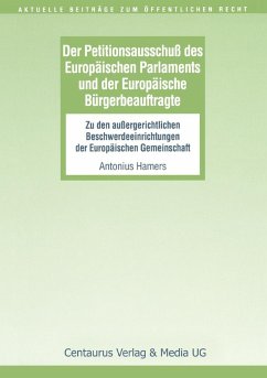 Cover Der Petitionsausschuss des Europäischen Parlament und der Europäische Bürgerbeauftragte
