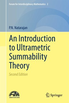 An Introduction to Ultrametric Summability Theory - Natarajan, P.N.