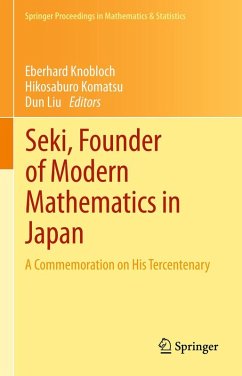 Cover Seki, Founder of Modern Mathematics in Japan