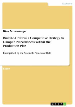 Build-to-Order as a Competitive Strategy to Dampen Nervousness within the Production Plan (eBook, PDF) - Schwenniger, Nina