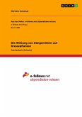 Die Wirkung von Düngemitteln auf Kressepflanzen Die Wirkung von Düngemitteln auf Kressepflanzen