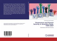 Governance and Human Security in Anambra State, 1999-2007