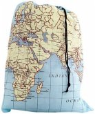 World Map Travel-Size Laundry Bag