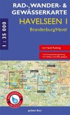 Rad-, Wander- & Gewässerkarte Havelseen Rad-, Wander- & Gewässerkarte Havelseen