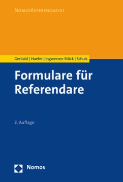 Formulare für Referendare - Schulz, Sönke E.