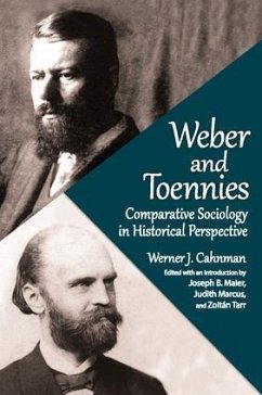 Weber and Toennies - Werner J. Cahnman