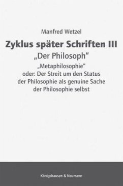 Cover Zyklus später Schriften III 