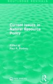 Current Issues in Natural Resource Policy
