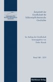 Zeitschrift der Gesellschaft für Schleswig-Holsteinische Geschichte