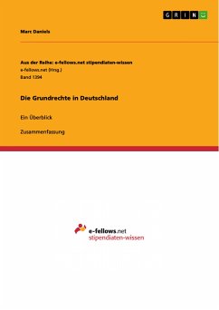 Die Grundrechte in Deutschland (eBook, PDF) - Daniels, Marc