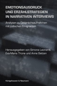 Cover Emotionsausdruck und Erzählstrategien in narrativen Interviews