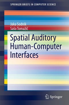 Spatial Auditory Human-Computer Interfaces - Sodnik, Jaka;Tomazic, Saso