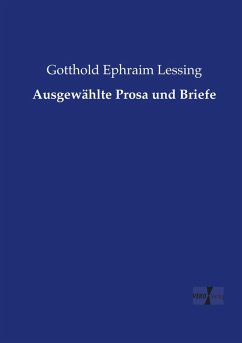 Cover Ausgewählte Prosa und Briefe