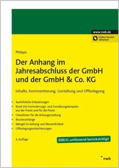 Der Anhang im Jahresabschluss der GmbH und der GmbH & Co. KG - Philipps, Holger