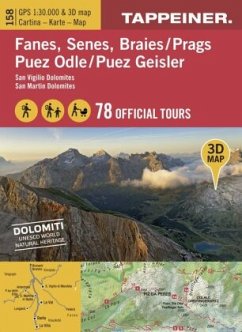 3D-Wanderkarte Fanes, Senes, Braies/Prags, Puez Odle/Puez Geisler. Carta ecursionistica 3D - Fanes, Senes, Braies/Prags, Puez Odle/Puez Geisler 3D-Wanderkarte Fanes, Senes, Braies/Prags, Puez Odle/Puez Geisler. Carta ecursionistica 3D - Fanes, Senes, Braies/Prags, Puez Odle/Puez Geisler