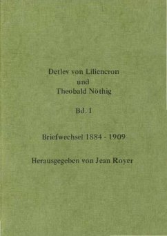 Detlev von Liliencron und Theobald Nöthig (eBook, PDF) - Royer, Jean