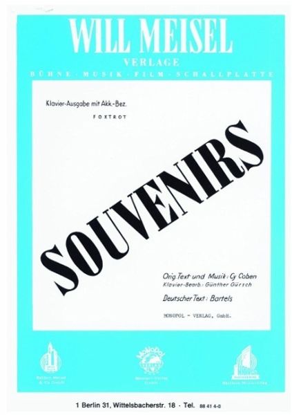 Souvenirs (eBook, PDF)