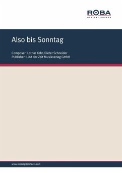 Also bis Sonntag (eBook, PDF) - Schneider, Dieter