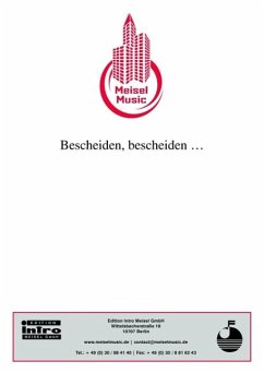 Cover Bescheiden, bescheiden ... (eBook, PDF)