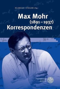 Max Mohr (1891-1937) Korrespondenzen (eBook, PDF)