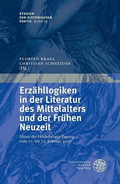 Erzähllogiken in der Literatur des Mittelalters und der Frühen Neuzeit (eBook, PDF)