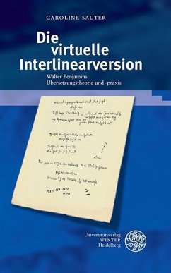 Die virtuelle Interlinearversion (eBook, PDF) - Sauter, Caroline