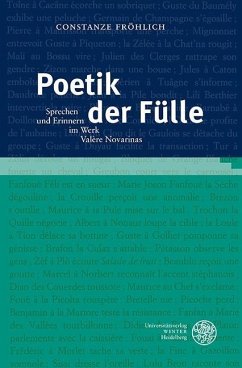 Poetik der Fülle (eBook, PDF) - Fröhlich, Constanze