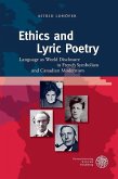 Ethics and Lyric Poetry (eBook, PDF)