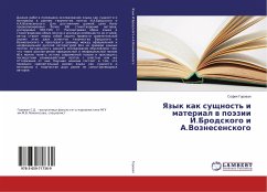 Yazyk kak suschnost' i material w poäzii I.Brodskogo i A.Voznesenskogo - Gorovaya, Sofiya